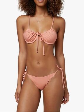 O'Neill Canyon Clay / Maracas Saltwater Solid Bikini Set